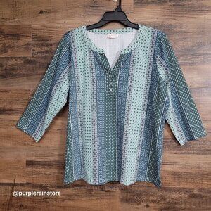 Ambria Bandana Print Tunic Top Size 16 Countrycore Country Girl Boho Western